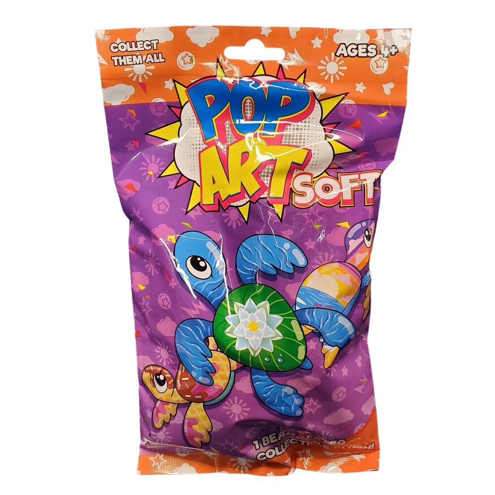 T9 Pop Art Soft Mini Sea Turtles 1 Blind Bag *Message me to bundle more turtles*